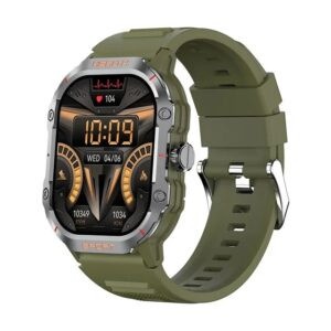 HK24 Amoled 2.01-inch Outdoor Sport Smartwatch – Green Color HK24-Amoled-