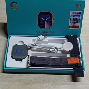 V9 Ultra 2 Smartwatch – Black Color