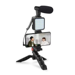 AY-49 Video Vlogger Kits With Microphone & LED Fill Light Mini Tripod AY-49 Video Vlogger Kits With Microphone & LED Fill Light Mini Tripod