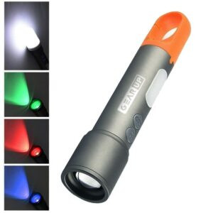 GearUP K57 Multifunctional Rechargeable Torch, Flashlight Zoomable LED Flashlight GearUP K57 Multifunctional Rechargeable Torch
