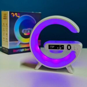 G63 Atmosphere RGB Light Bluetooth Speaker With Wireless Charging G63 Atmosphere RGB Light Bluetooth Speaker With Wireless Charging