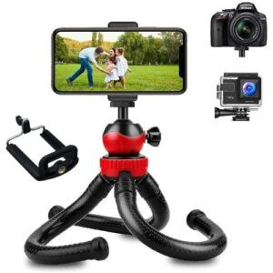 Octopus Tripod With Ball Head- Best For DSLR Or Smartphone Vlogging & Table Stand
