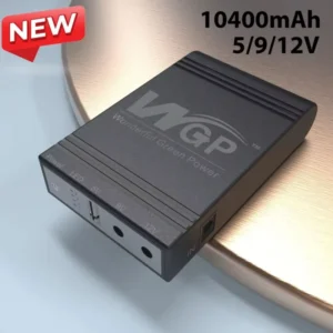 New Version WGP mini UPS 10400mAh – 5/9/12V New Version WGP mini UPS 10400mAh – 5/9/12V
