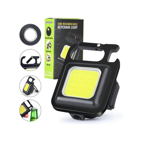 COB-Rechargeable-Keychain-Light-in