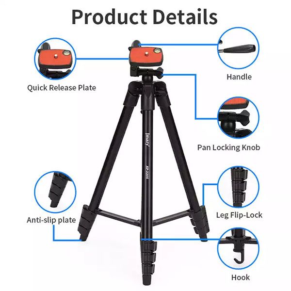 Jmary KP-2205 Tripod With Mobile Holder - Image 3