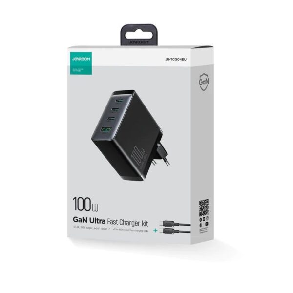 JOYROOM JR-TCG04EU 100W Fast Charger (C To C 1.2m Cable Included) - Image 2