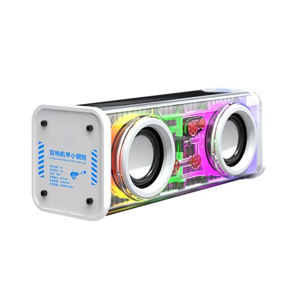 A88 10W Transparent Dual Bluetooth Speaker