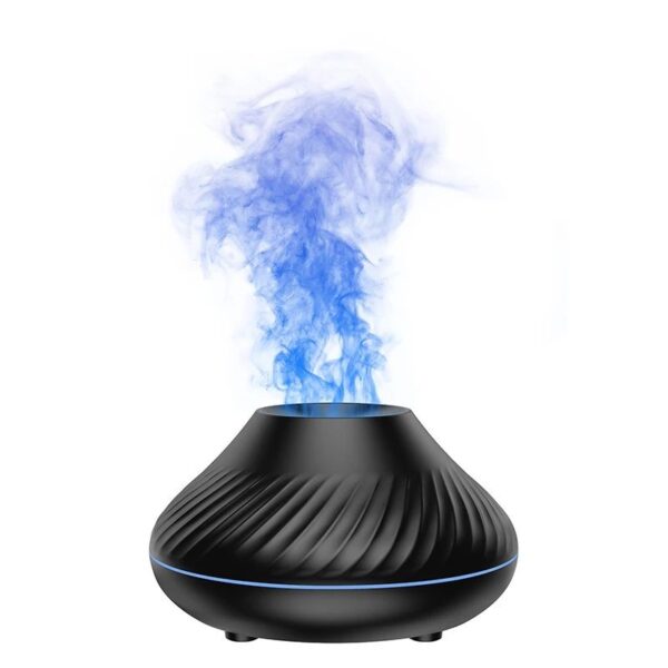 GearUP DQ705 Volcanic Flame Aroma Diffuser Essential Oil Lamp Air Humidifier with Color Night Light - Image 2