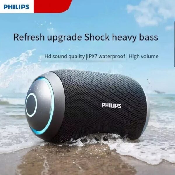 Philips TAS3209 Portable Wireless IPX7 Waterproof Bluetooth Speaker - Image 2