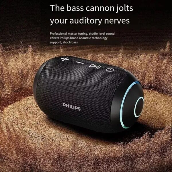 Philips TAS3209 Portable Wireless IPX7 Waterproof Bluetooth Speaker - Image 5